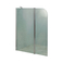 Штора на ванну Lidz Brama SS120x140L.CRM.FR стекло Frost 6 мм, левая