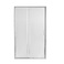 Душевая дверь в нишу Qtap Taurus CRM2013-14.C6 130-140x185 см, стекло Clear 6 мм, покрытие CalcLess
