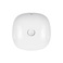 Раковина-чаша Qtap Kolibri 370х370х120 White с донным клапаном QT10118037FW