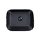 Раковина-чаша Qtap Scorpio 450х390х120 Matt black с донным клапаном QT14112242MBMB