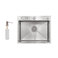 Кухонная мойка Lidz LH5050T 3.0/1.0 мм Brush (LIDZLH5050TBRU3010) cо встроенным держателем для ножей