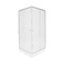 Набор Qtap душевая кабина Presto New CRM1088SC5 Clear 2020х800х800 мм + поддон Tern 308812C 80x80x12 см с сифоном