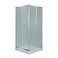 Lidz Wawel SC80x80.SAT.LOW.FR Душевая кабина квадратная, стекло Frost 4 мм + Lidz Душевой поддон KAPIELKA ST80x80х14