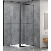 Душова кабіна DUSEL DL198B+DL196B Black Matt 100x100x190